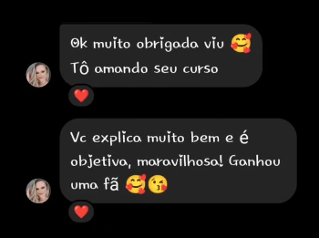 Depoimento real de aluna 5