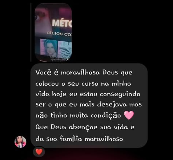Depoimento real de aluna 6